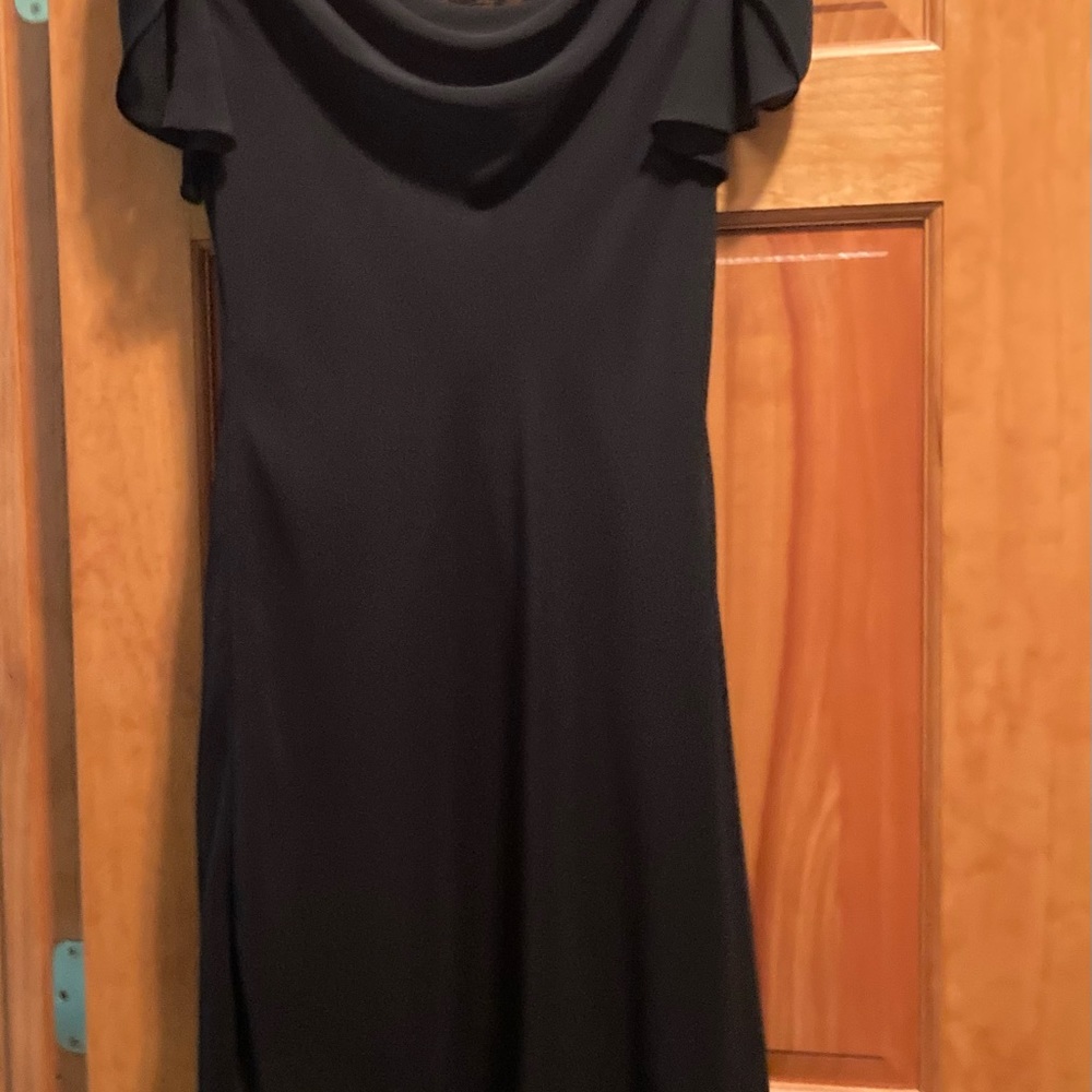 Black Cocktail Dress 12 P.  Above the Knee